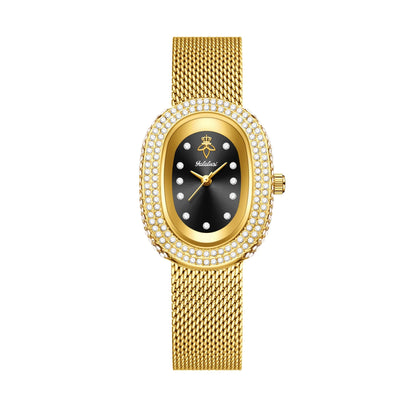 Minimalist Oval Dial Elegant Bracelet Watch