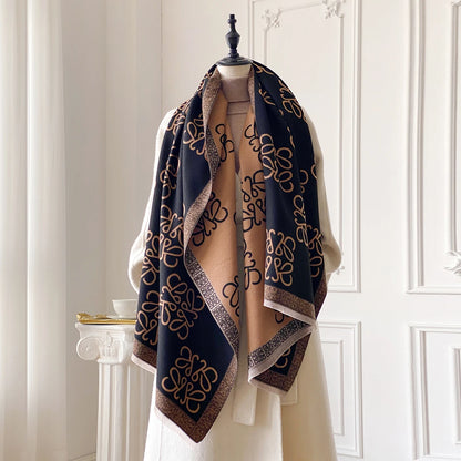 سكارف الكشمير الدافئ الفاخر