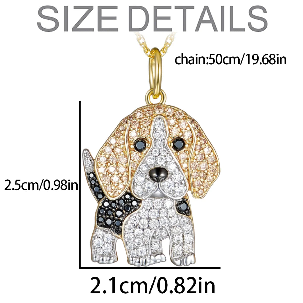 Exquisite Cute Beagle Pendant Necklace Dog Lovers