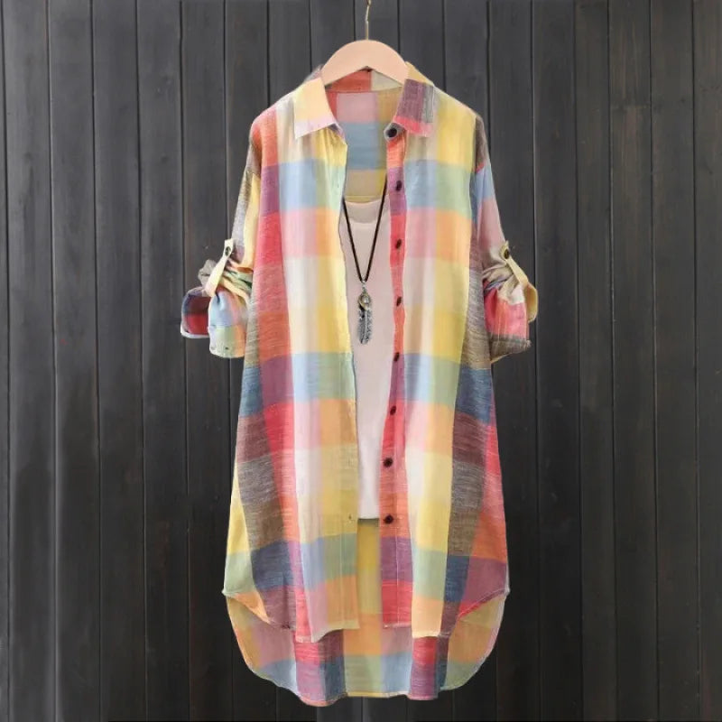 Plaid Long Sleeve Long Sleeve Shirts