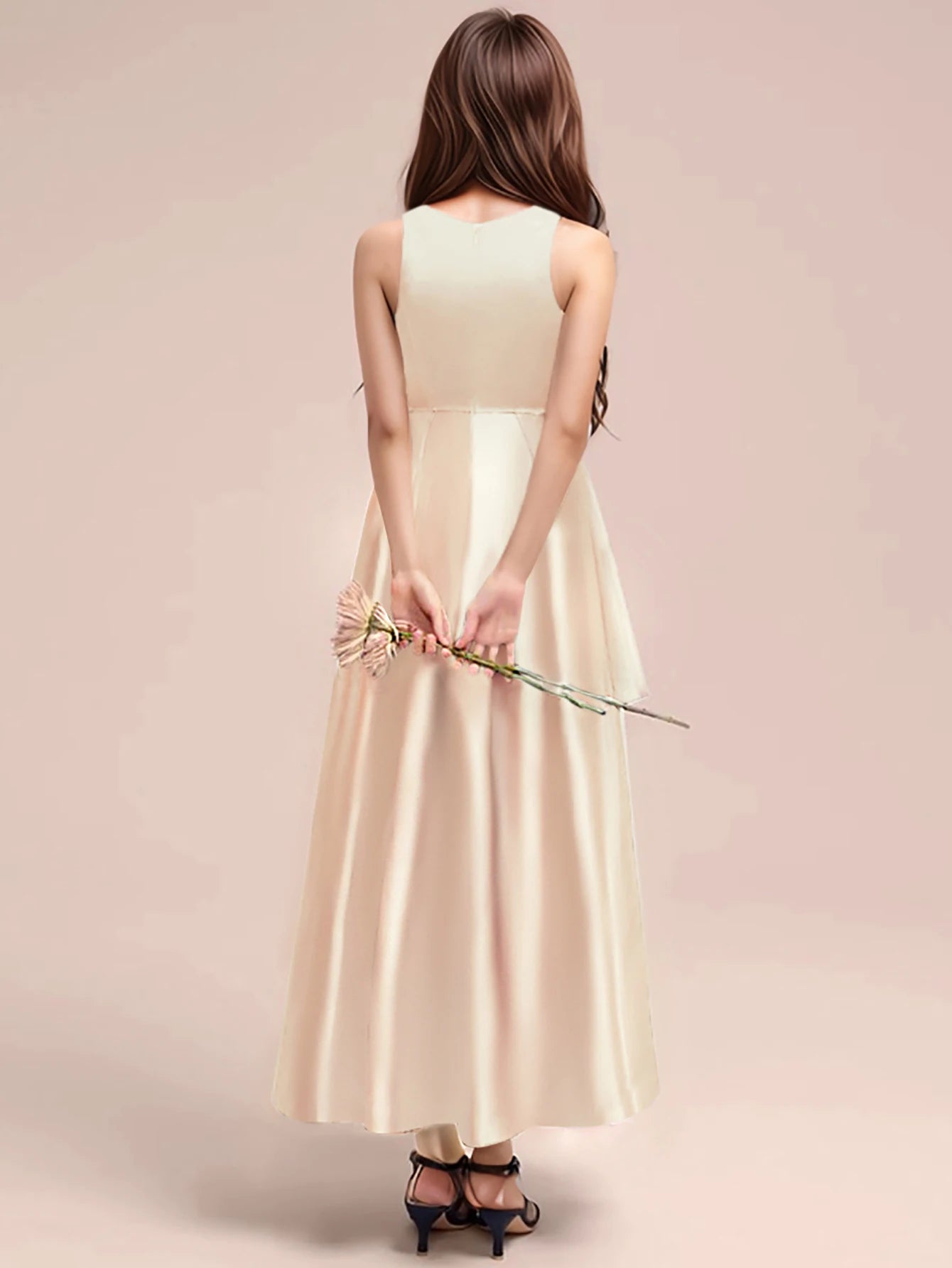 High Quality Dark Green Long Dresses For Teenage