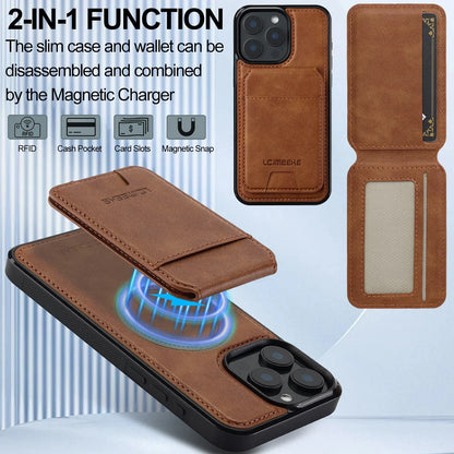 Detachable Magnetic 2 In 1 Leather Case Phone Cover