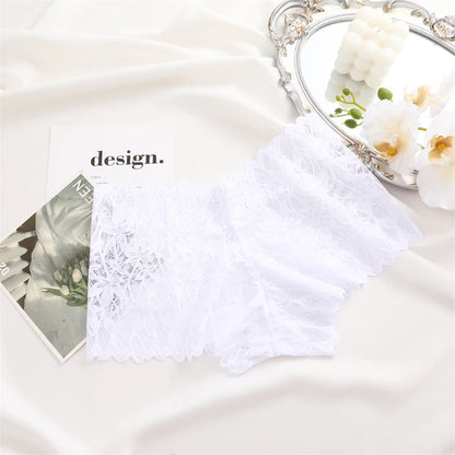 Lace Boyshort Panties Low-Rise Sexy Underwear Sexy Lingerie