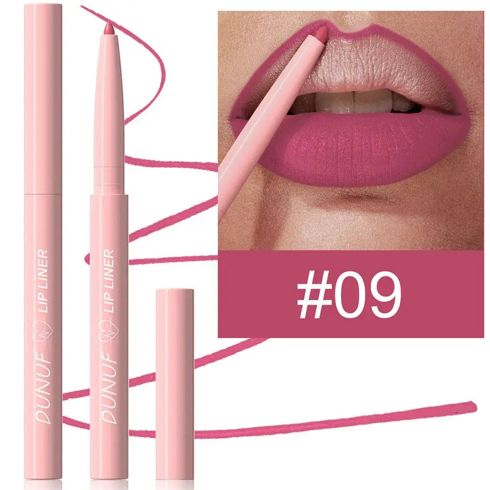 6Pcs Velvet Matte Lip Liner Pencil Lip Contours Makeup Set