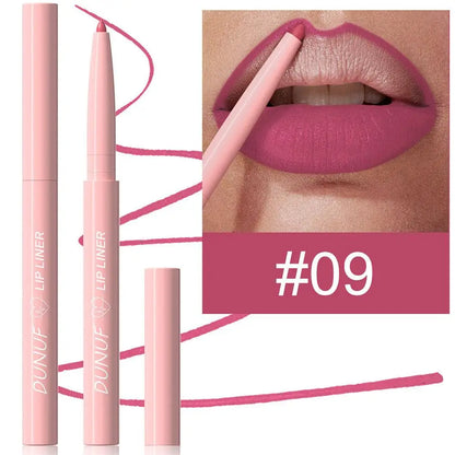 6Pcs Velvet Matte Lip Liner Pencil Lip Contours Makeup Set