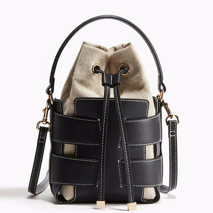 Crossbody Bucket Luxury Design Hollow Out Handbags