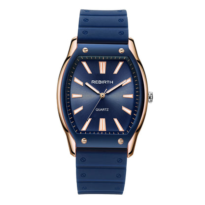 Casual Silicone Strap Quartz Watch