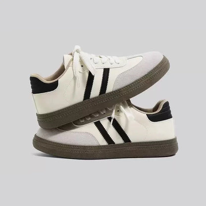 Casual Lace Up Flats Tennis  Walking Sneakers
