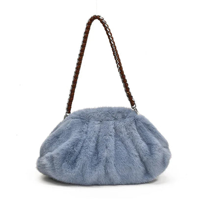 Faux Fur Shoulder Bags