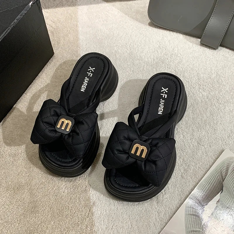 High Heels Leisure flower Slipper