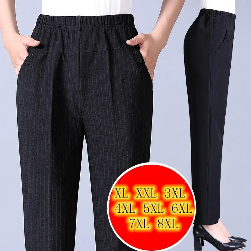 Oversize Elastic High Waist Loose Casual Pants