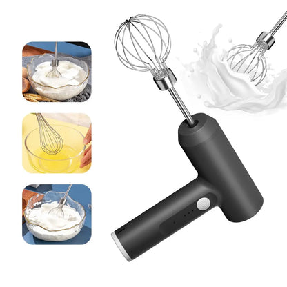 1 PCS Wireless Electric Food Mixer Portable 3 Speeds
