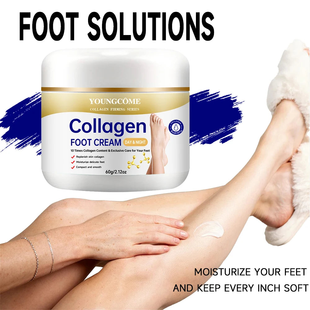 Crema de colágeno para pies, crema herbal antigrietas para pies
