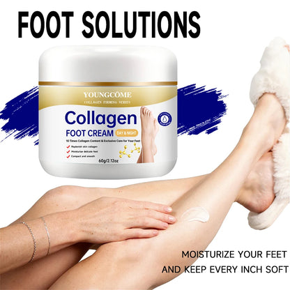 Crema de colágeno para pies, crema herbal antigrietas para pies