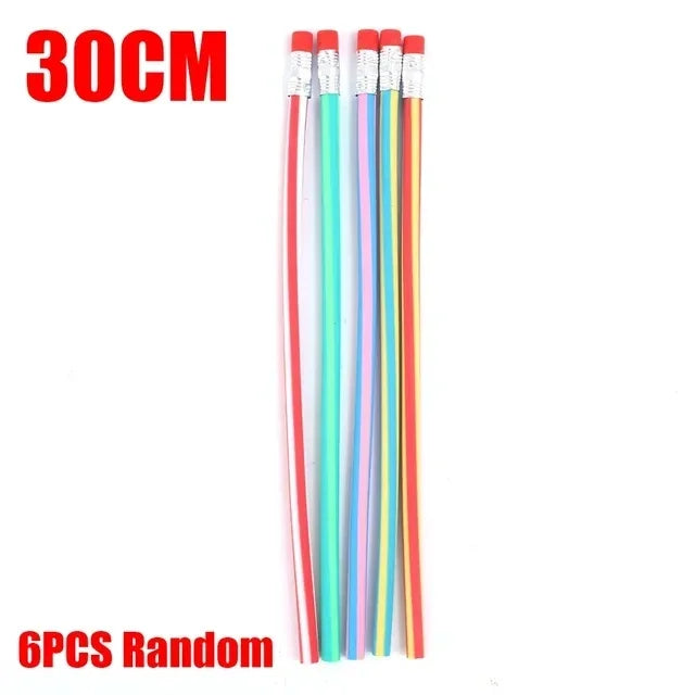 Colorful Magic Bendy Flexible Cute Soft Pencil with Eraser