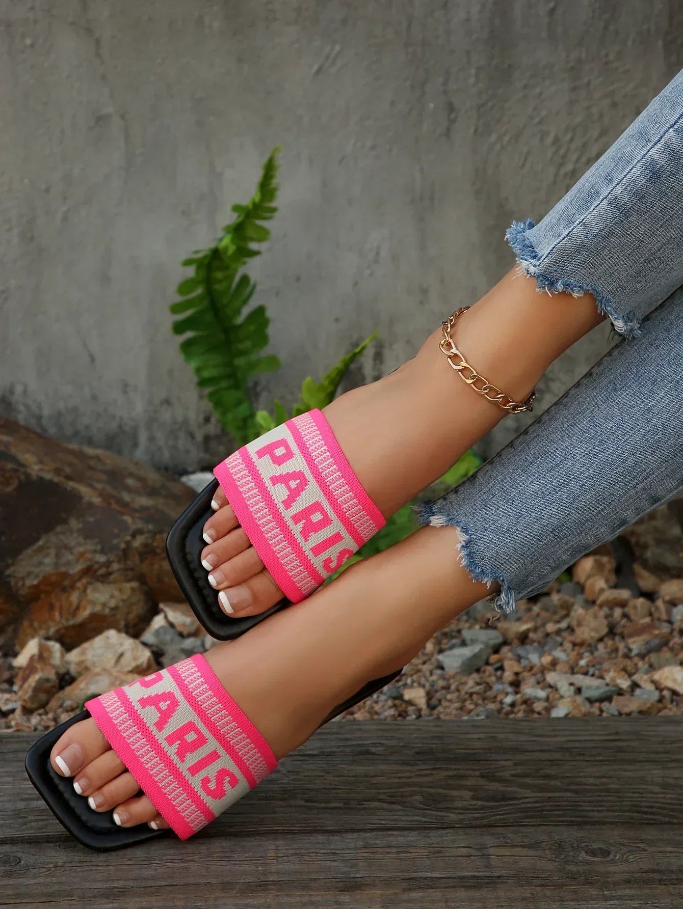 Cover Letter Outdoor Casual Flat Bottom Slippers