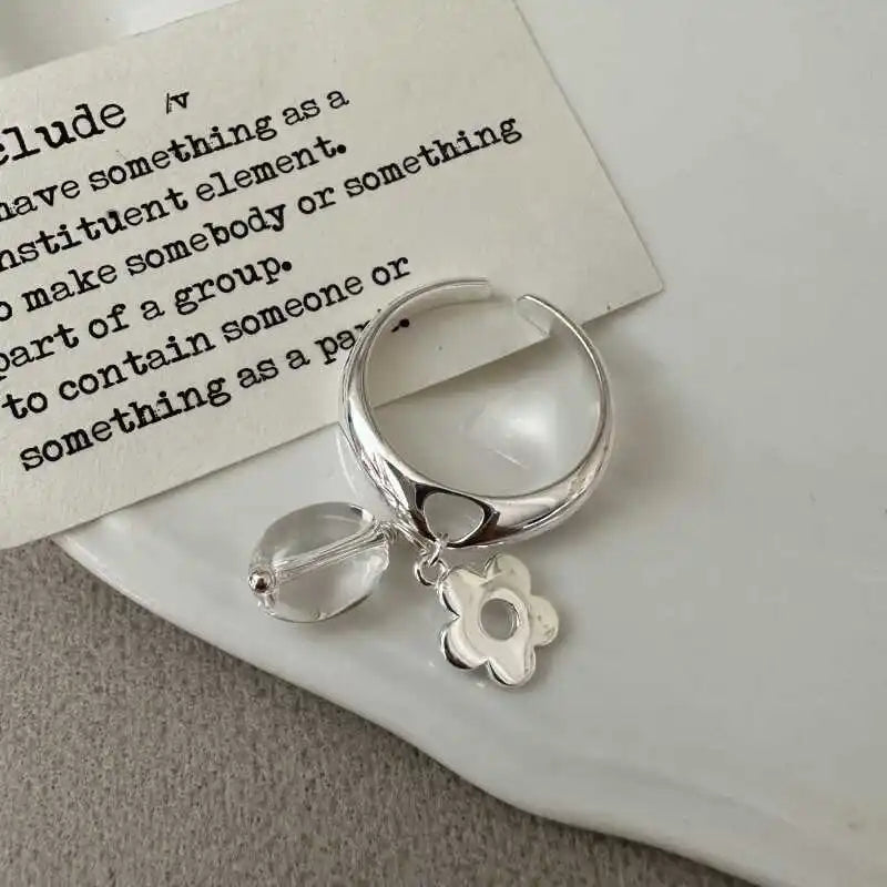 DANA 925 Silver Flower Ring