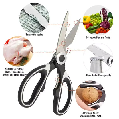 ‌Premium Stainless Steel Kitchen Scissors Heavy Duty