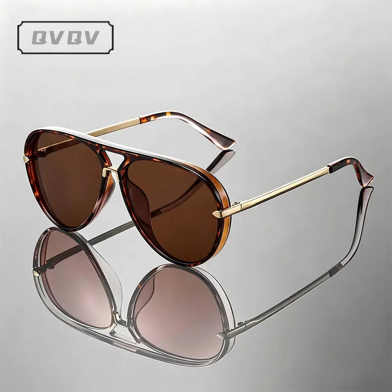 Vintage Metal Arrow Pilot Sunglasses