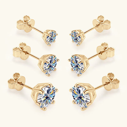 DANA 0.5-2ct Diamond Stud Earrings