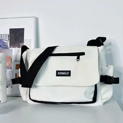 Oxford Diagonal Cross Youth Casual Canvas Shoulder Bag