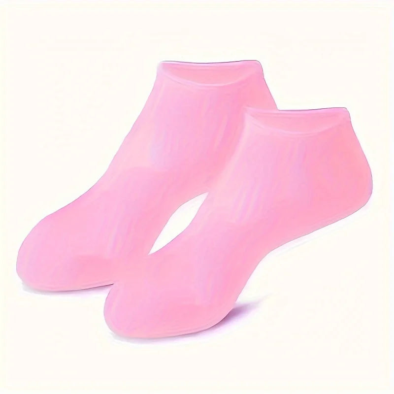 2 Pack Moisturizing Silicone Gel Socks