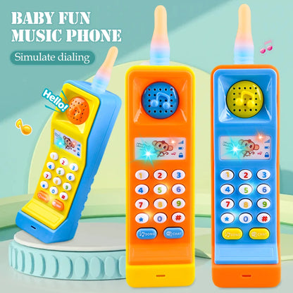 Mobile Phone Smart Phone Music Light Sound Pretend Play Baby Learning Smartphone Toy