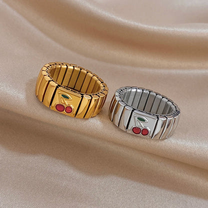 Gold Plated Stainless Steel Elastic Bangles Bracelet