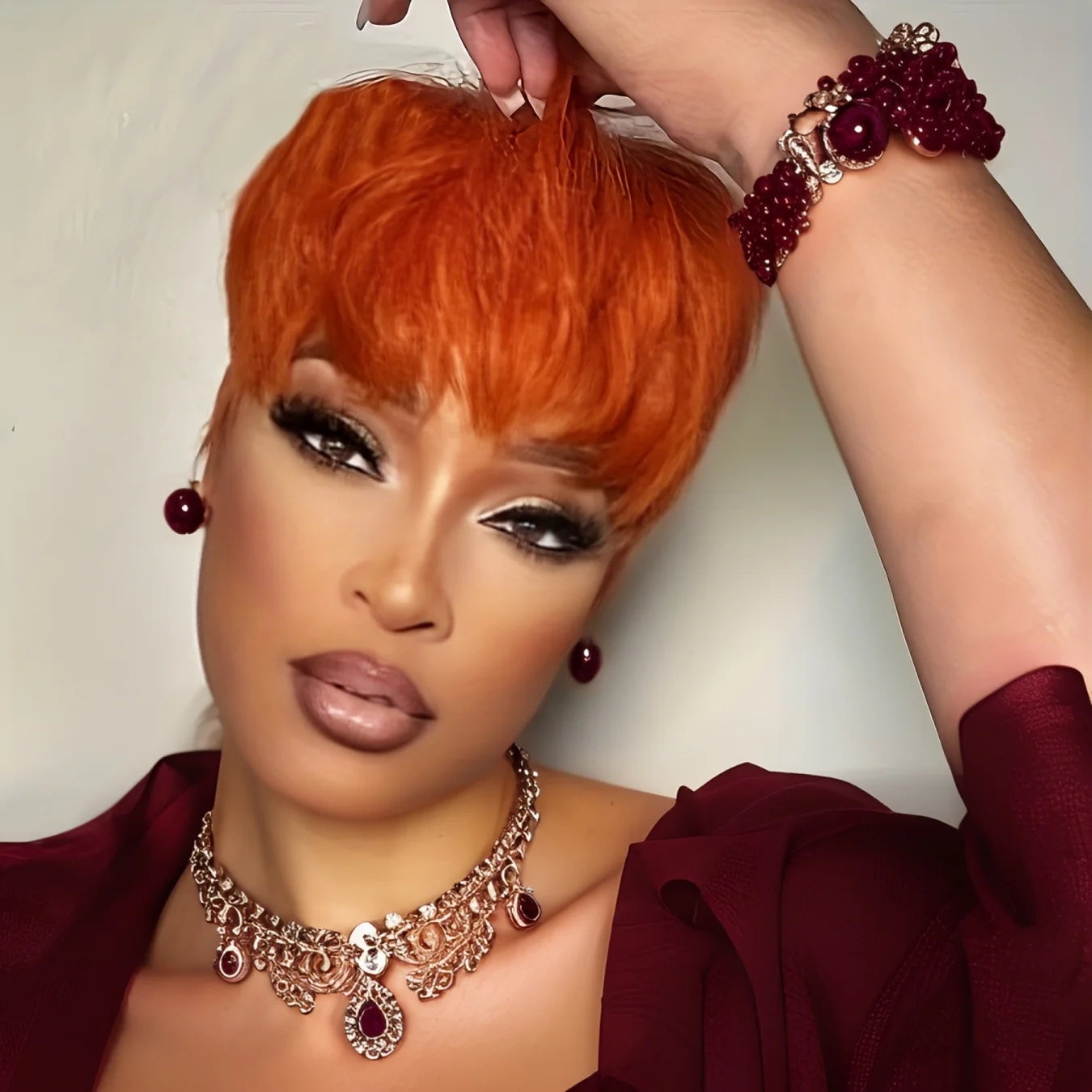 Straight Pixie Cut Bob Human Hair Wigs