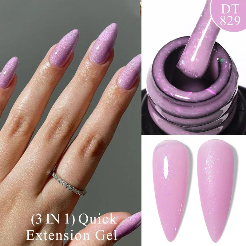 7ml Red Series Gel Nail Polish Glitter