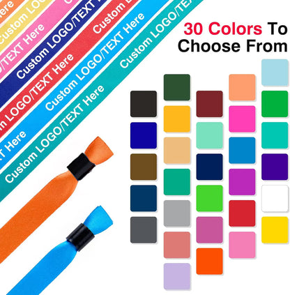100pcs Cloth Event Wristbands Cloth Party
