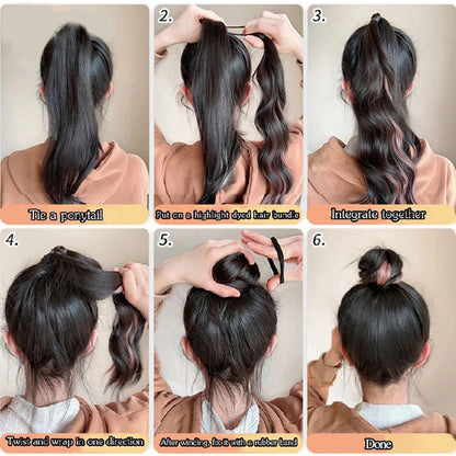 50cm Synthetic Self-Winding Ball Head Wig