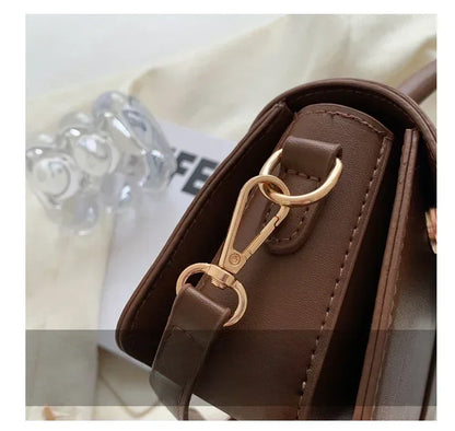 Leather Square Satchel Bags