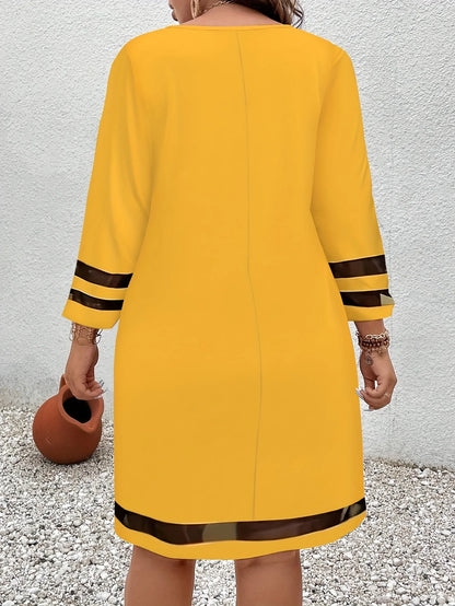 Plus Size Elegant Loose Dress