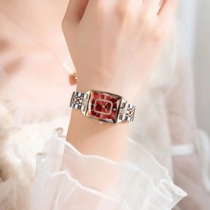 Luxury Rectangle Waterproof Quartz Watches