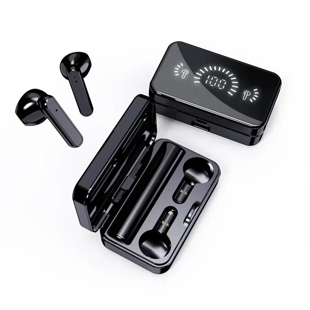 TWS Bluetooth-Compatible Earphones Stereo Sport Headset Waterproof Wireless Headphone