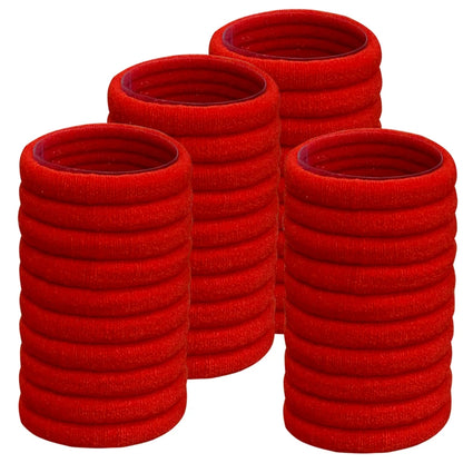 50PCS/Set Cotton Elastic Hair Ties