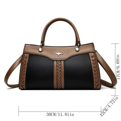 Luxury Multi Layered High Quality Soft Leather Messenger Bag