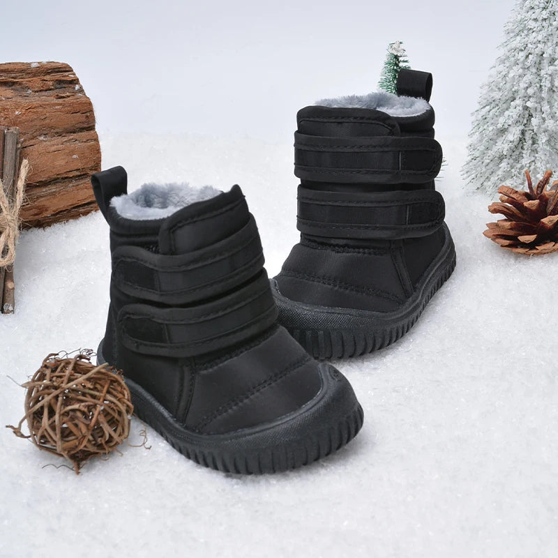 Unisex Waterproof Long  Plush Snow Boots