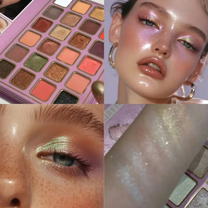 78 Colors Multi Makeup Palette with Brushes Matte Shimmer Eyeshadow Blush