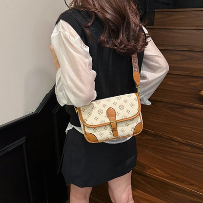 Classic Texture Crossbody Bag