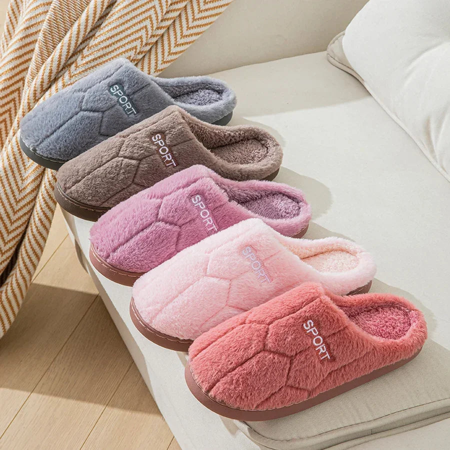 Cotton Indoor Thick-Soled Warm Non-Slip Slippers