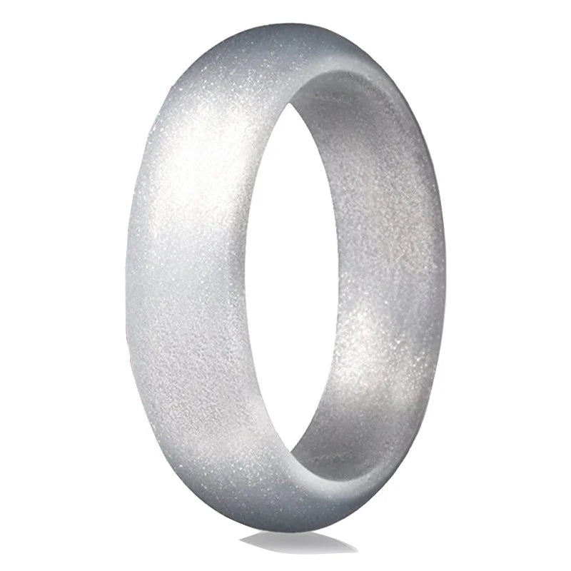 Silicone Hypoallergenic Crossfit Flexible Rubber Finger Rings