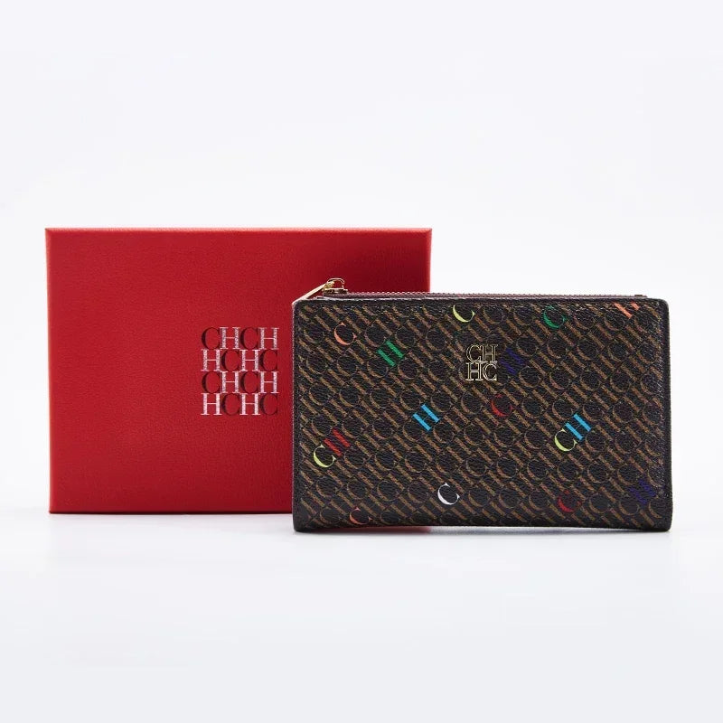 Luxury Brand Long Classic PVC Material Wallet