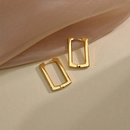 DANA Metal Square Geometric Earrings