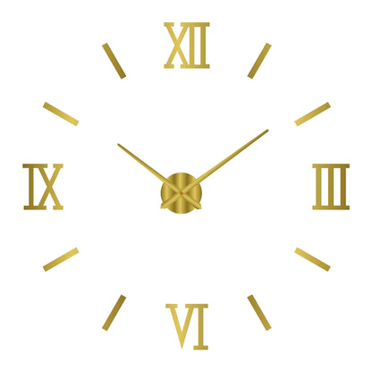 Large Wall 3D DIY Quartz Acrylic Mirror Stickers Clocks