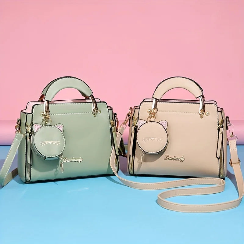 Cat Purse Satchel Shoulder Bags