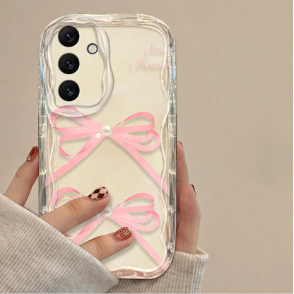Black Bowknot Heart Case for Samsung Galaxy