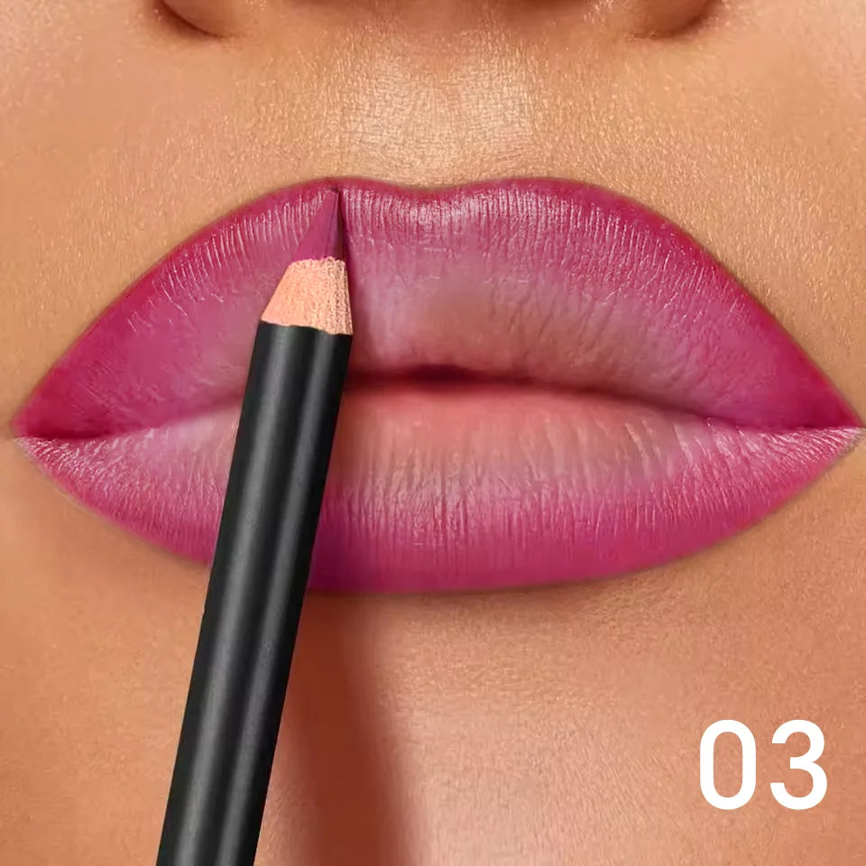 Waterproof Matte Lip Liner Long-Lasting Non-Transfer Formula Matte Finish