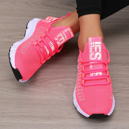 Sports Mesh Lightweight Soft Walking Sneakers